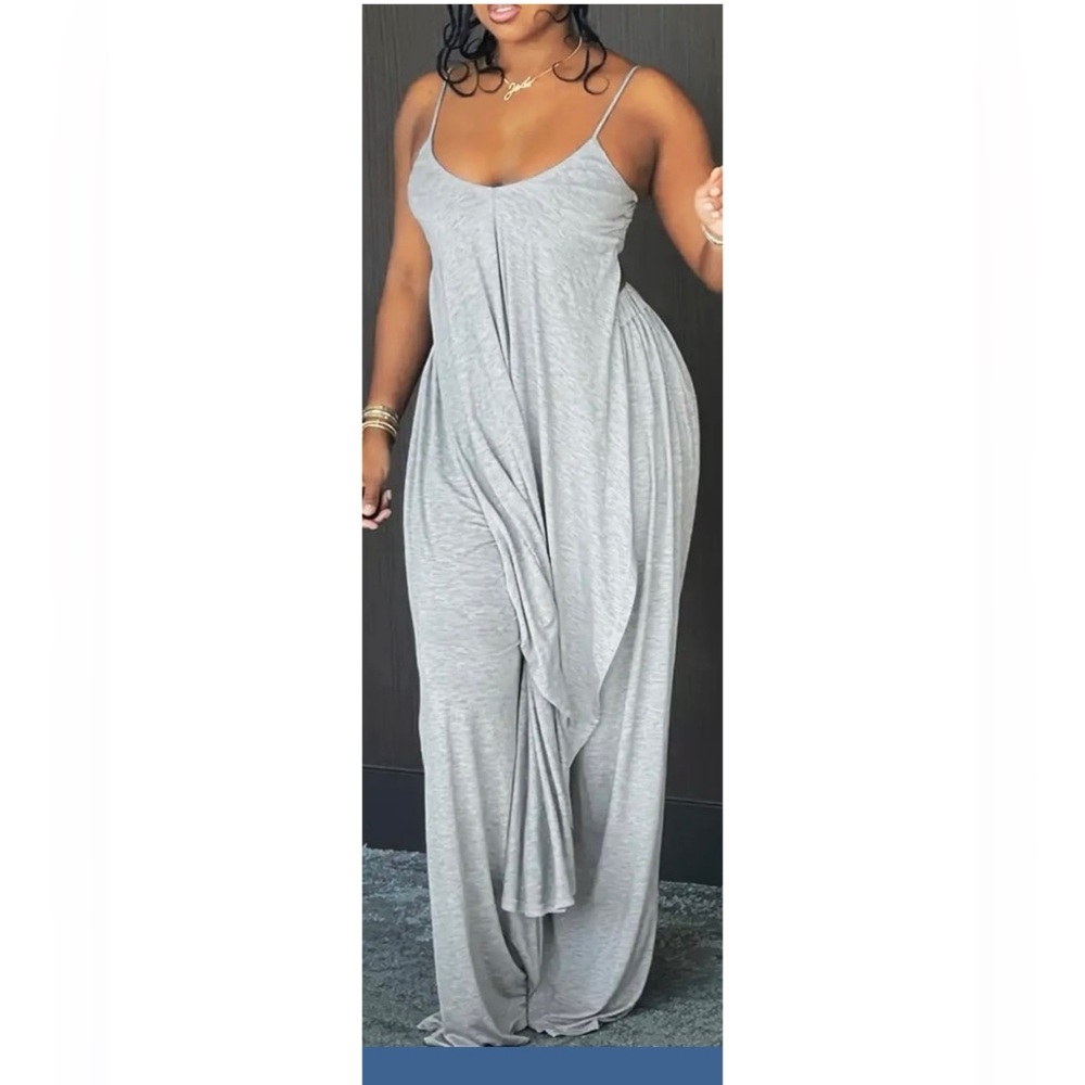 2 Piece Spaghetti Strap Elegant Pants Outfit